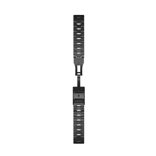 Curea metalica - QuickFit 22 - Vented Titanium Bracelet with Carbon Gray DLC Coating