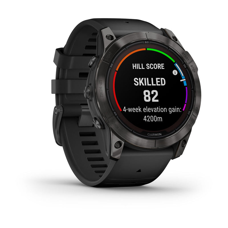 Load image into Gallery viewer, Fenix 7X Pro Sapphire Solar - Carbon Gray DLC Titanium with Black Band
