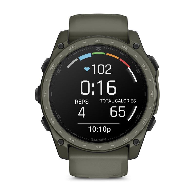 Încărcați imaginea în vizualizatorul Galerie, Garmin TACTIX 8 – 51 mm, AMOLED, strat de acoperire Cerakote | Include Applied Ballistics Ultralight Solver și strat de acoperire Cerakote Olive Drab
