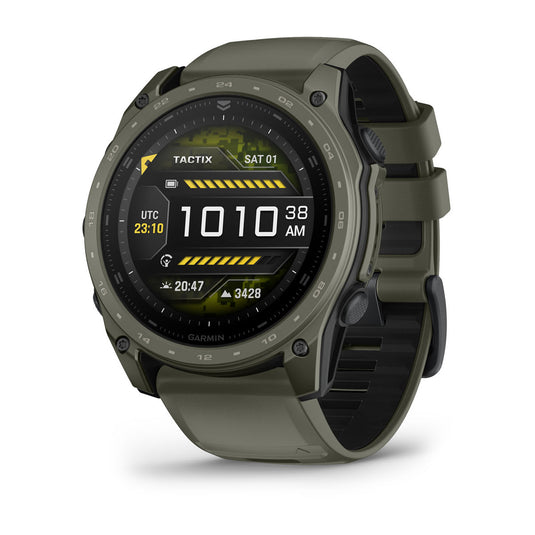 Garmin TACTIX 8 – 51 mm, AMOLED, strat de acoperire Cerakote | Include Applied Ballistics Ultralight Solver și strat de acoperire Cerakote Olive Drab