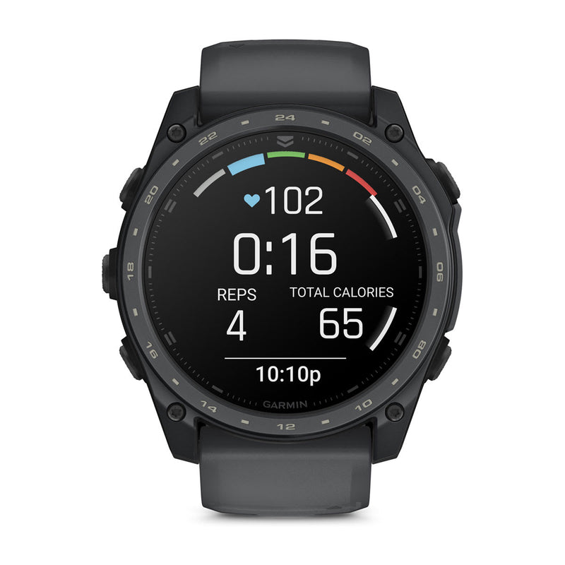 Încărcați imaginea în vizualizatorul Galerie, Garmin TACTIX 8 – 51 mm, AMOLED, strat de acoperire Cerakote | Include Applied Ballistics Ultralight Solver și strat de acoperire Cerakote Slate Gray
