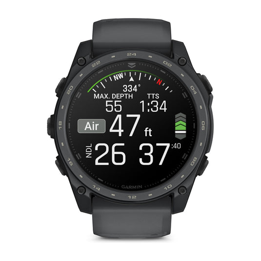 Garmin TACTIX 8 – 51 mm, AMOLED, strat de acoperire Cerakote | Include Applied Ballistics Ultralight Solver și strat de acoperire Cerakote Slate Gray