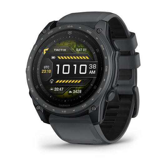 Garmin TACTIX 8 – 51 mm, AMOLED, strat de acoperire Cerakote | Include Applied Ballistics Ultralight Solver și strat de acoperire Cerakote Slate Gray
