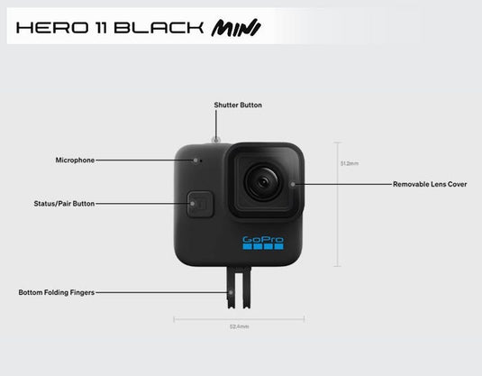 GoPro - camera actiune - HERO11 MINI - Black