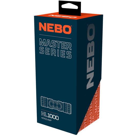 LANTERNA LED FRONTALA NEBO MASTERSERIES HL1000 NEB-HLP-1006-G