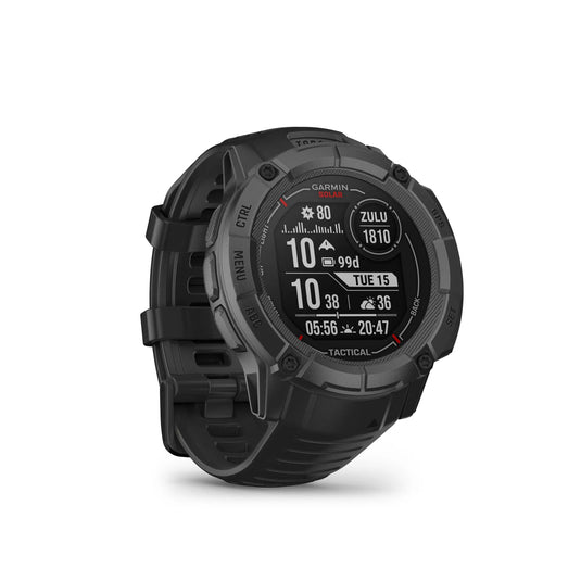 Ceas Garmin Instinct 2X Solar Tactical Edition - smartwatch robust cu GPS - Negru