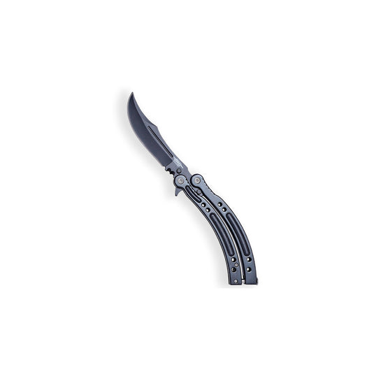 Briceag fluture JOKER COUNTER STRIKE, maner aluminiu, lama 10 cm, JKR0537