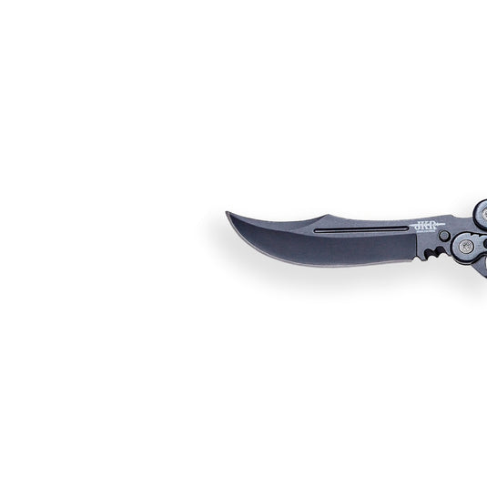 Briceag fluture JOKER COUNTER STRIKE, maner aluminiu, lama 10 cm, JKR0537