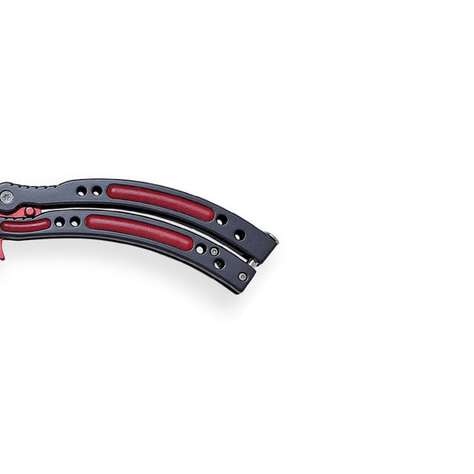 Briceag fluture JOKER COUNTER STRIKE GO, maner aluminiu, lama 10 cm, JKR0538