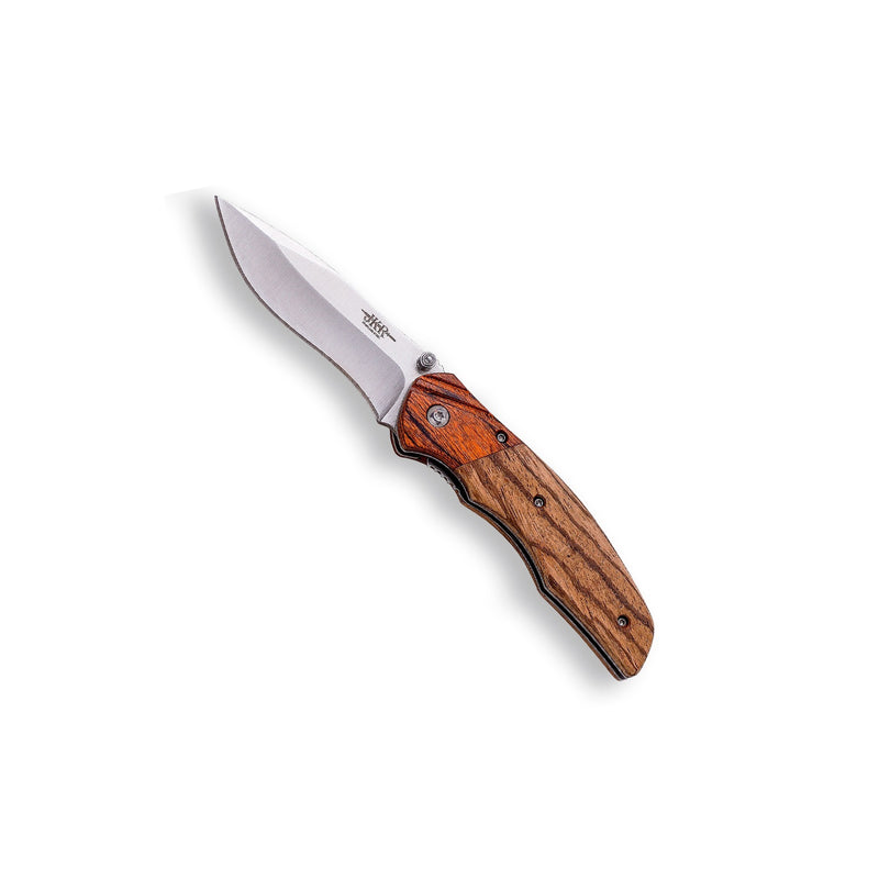 Load image into Gallery viewer, Briceag JOKER, maner lemn zebrawood, lama 8 cm JKR0647
