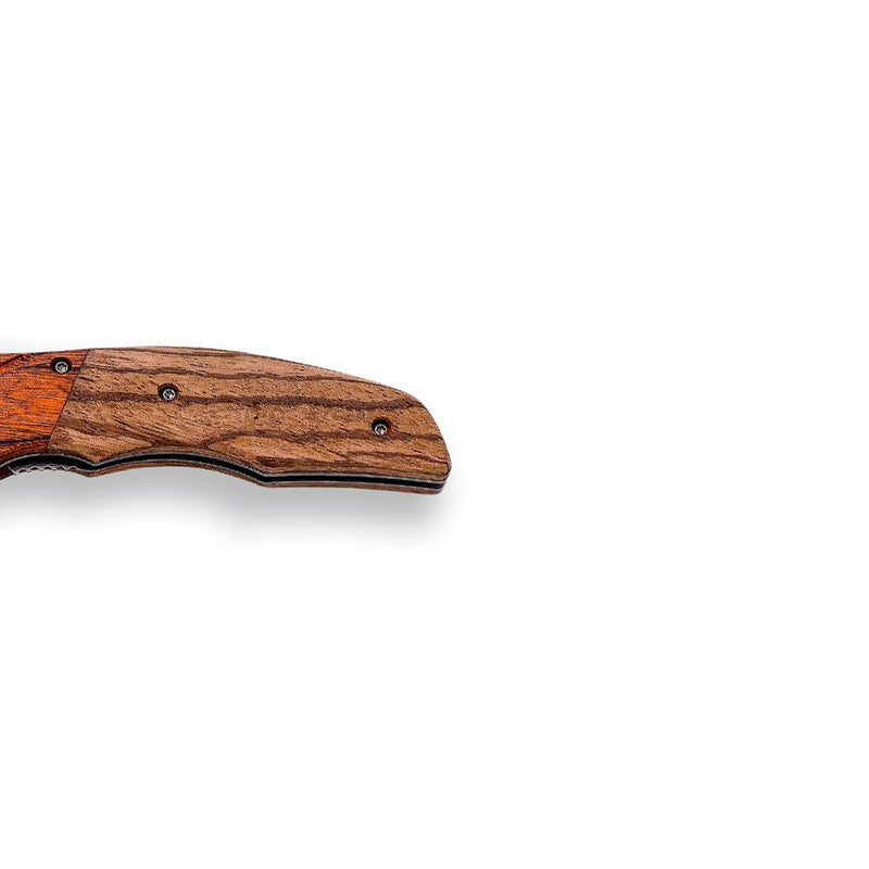 Load image into Gallery viewer, Briceag JOKER, maner lemn zebrawood, lama 8 cm JKR0647
