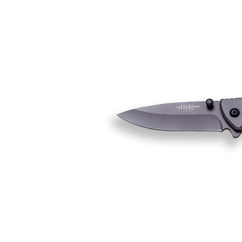 Load image into Gallery viewer, Briceag Joker, maner aluminiu&amp;lemn, lama 8.5 cm, JKR0669

