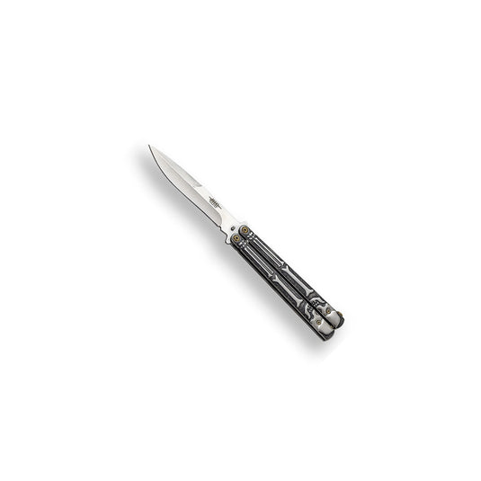 Briceag fluture JOKER, maner otel, lama 11 cm, JKR0687