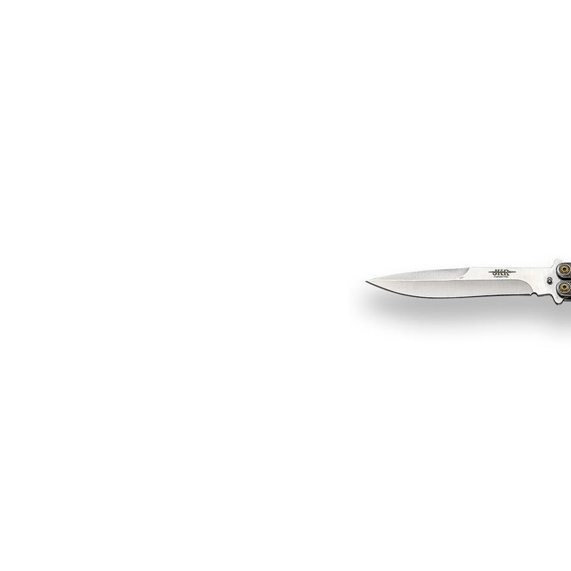 Load image into Gallery viewer, Briceag fluture JOKER, maner otel, lama 11 cm, JKR0687
