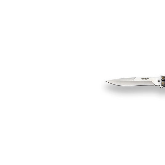 Briceag fluture JOKER, maner otel, lama 11 cm, JKR0687