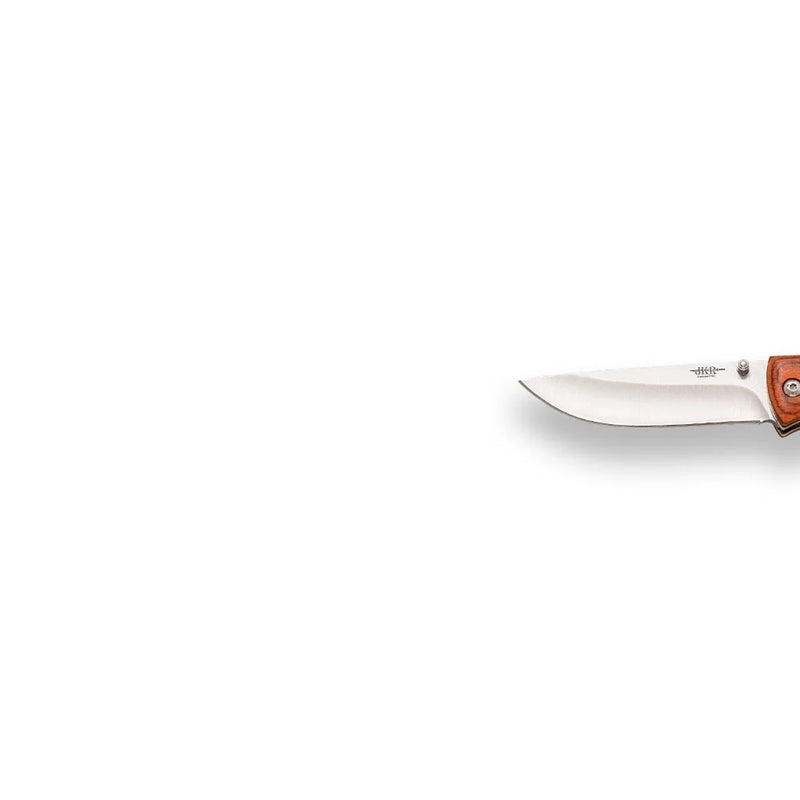 Load image into Gallery viewer, Briceag Joker, maner lemn presat, lama 8.4 cm, JKR0714
