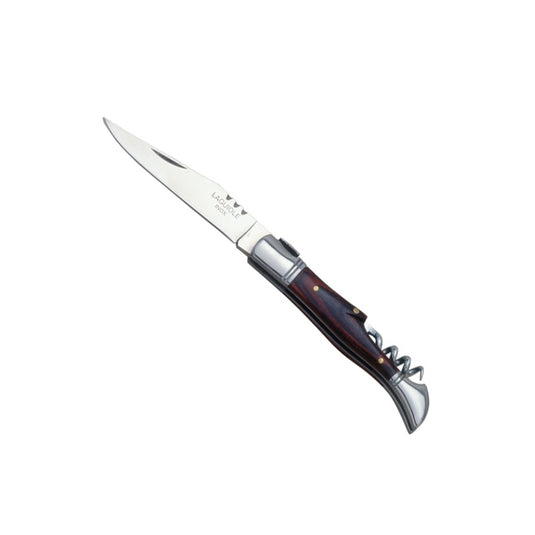 Briceag JOKER LAGUIOLE, maner lemn presat rosu, lama 8.5 cm, JKR0075