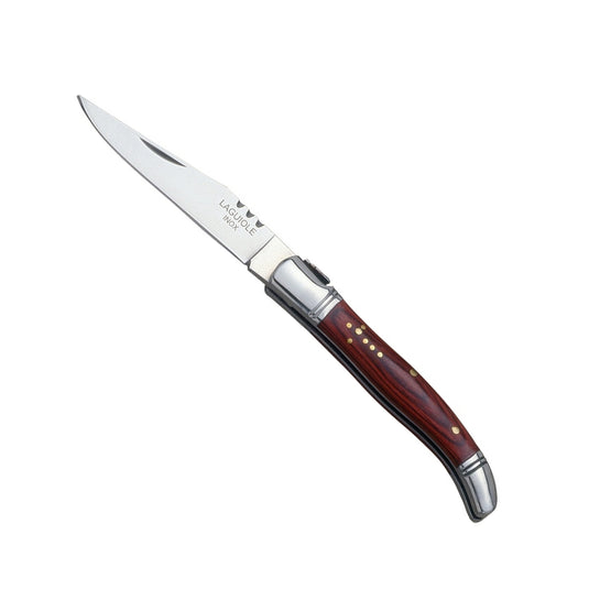 Briceag JOKER, maner lemn rosu, lama 10 cm, JKR0107