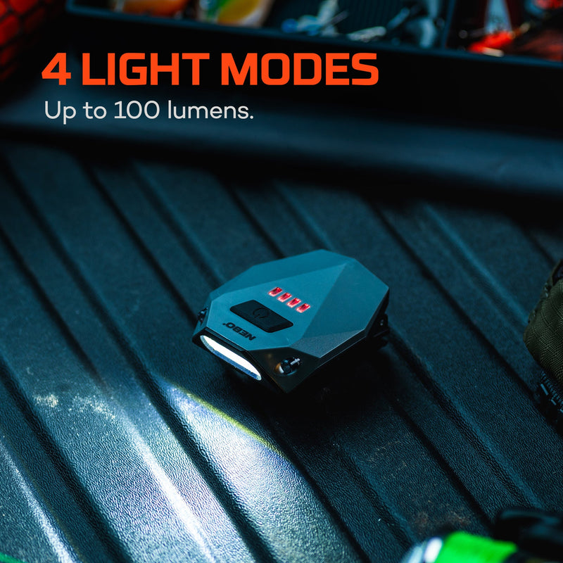 Încărcați imaginea în vizualizatorul Galerie, Lanterna NEBO Einstein™ Cap 100 | Rechargeable ( NEB-HLP-1009-G )
