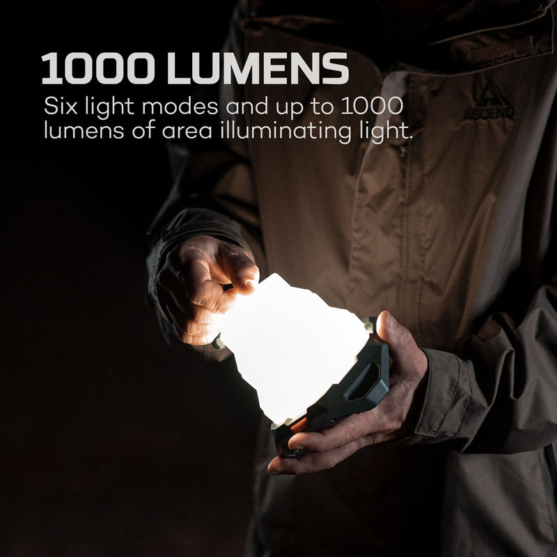 Încărcați imaginea în vizualizatorul Galerie, Lumina LED pt cort, NEBO GALILEO AIR 1000 ( NEB-LTN-1003-G )
