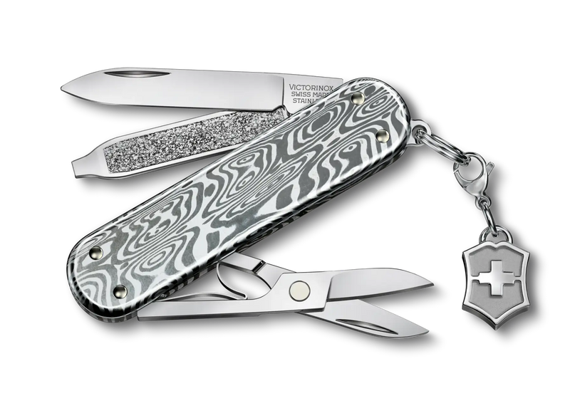 Load image into Gallery viewer, Briceag multifunctional Victorinox Classic SD, Editie Speciala, Brilliant Damasc, 0.6221.34
