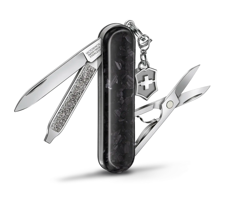 Load image into Gallery viewer, Briceag multifunctional Victorinox Classic SD, Editie Speciala, Brilliant Carbon, 0.6221.90
