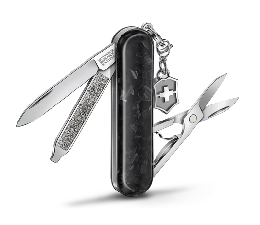 Briceag multifunctional Victorinox Classic SD, Editie Speciala, Brilliant Carbon, 0.6221.90