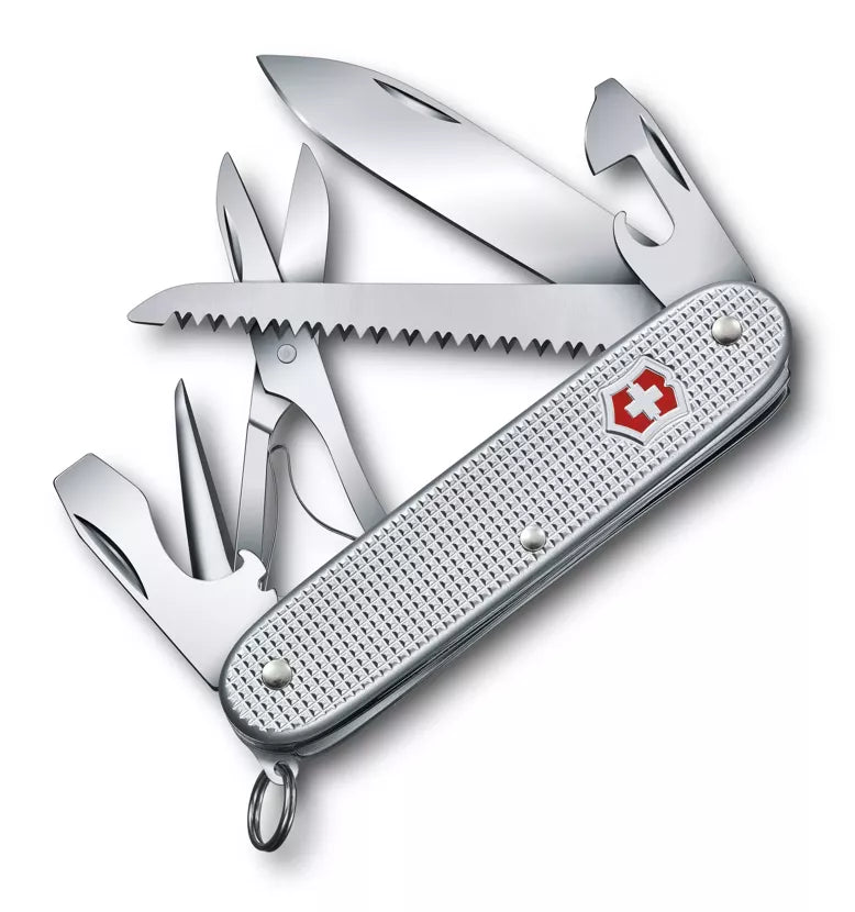 Încărcați imaginea în vizualizatorul Galerie, Cutit briceag, 10 functii, VICTORINOX FARMER X ALOX 0.8271.26
