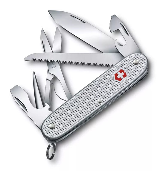 Cutit briceag, 10 functii, VICTORINOX FARMER X ALOX 0.8271.26