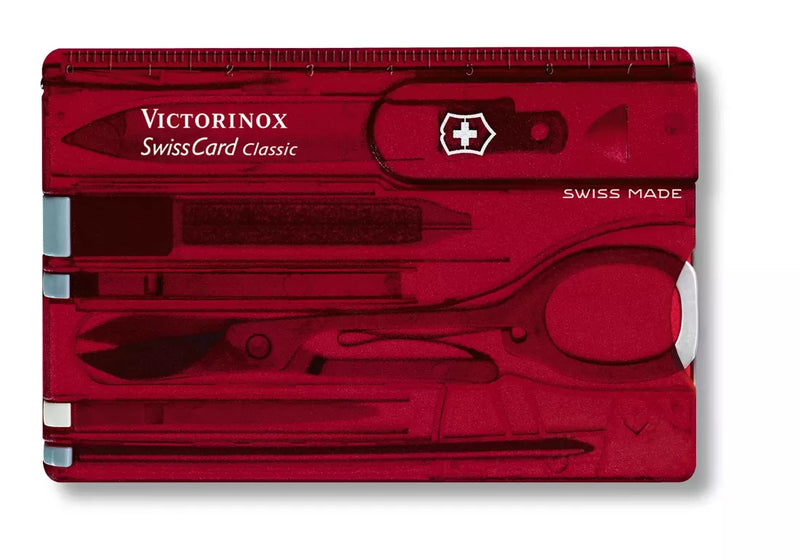 Încărcați imaginea în vizualizatorul Galerie, Card Multifunctional VICTORINOX SWISS CARD CLASSIC RED 0.7100.T

