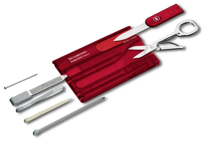 Load image into Gallery viewer, Card Multifunctional VICTORINOX SWISS CARD CLASSIC RED 0.7100.T
