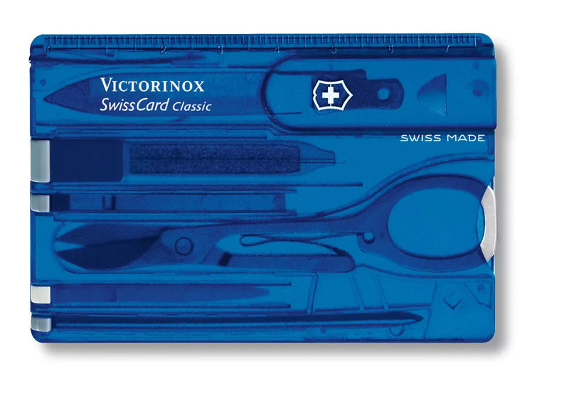 Încărcați imaginea în vizualizatorul Galerie, Card Multifunctional VICTORINOX SWISS CARD CLASSIC BLUE 0.7100.T2
