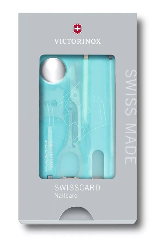 Încărcați imaginea în vizualizatorul Galerie, Card Multifunctional VICTORINOX SWISS CARD NAILCARE BLUE 0.7240.T21
