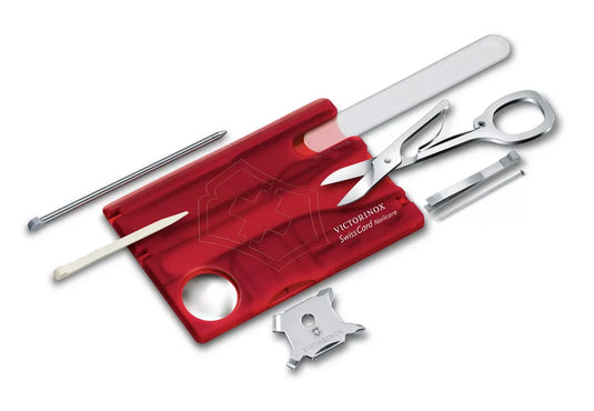 Card Multifunctional VICTORINOX SWISS CARD NAILCARE RED 0.7240.T