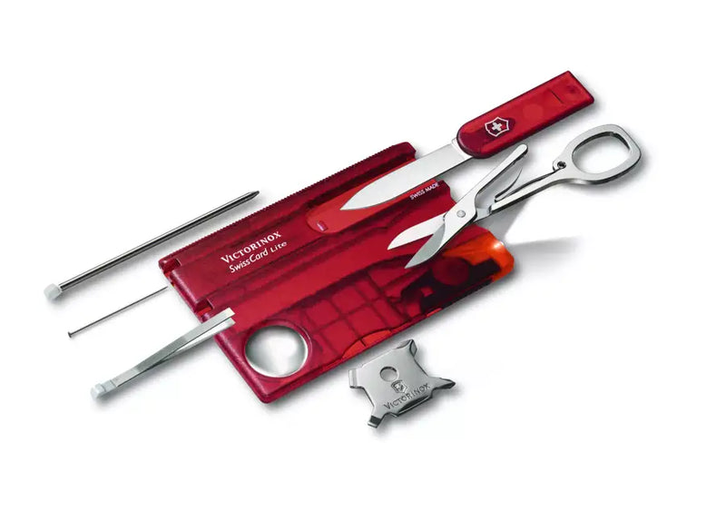 Încărcați imaginea în vizualizatorul Galerie, Card Multifunctional VICTORINOX SWISS CARD LITE RED 0.7300.T
