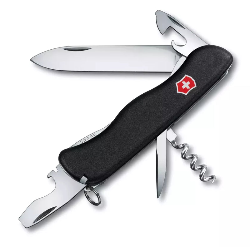 Încărcați imaginea în vizualizatorul Galerie, Briceag multifunctional, 11 functii, VICTORINOX PICKNICKER NEGRU 0.8353.3
