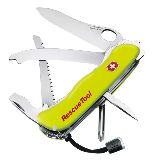 Briceag multifunctional, 14 functii, VICTORINOX RESCUE TOOL ONE-HAND 0.8623.MWN