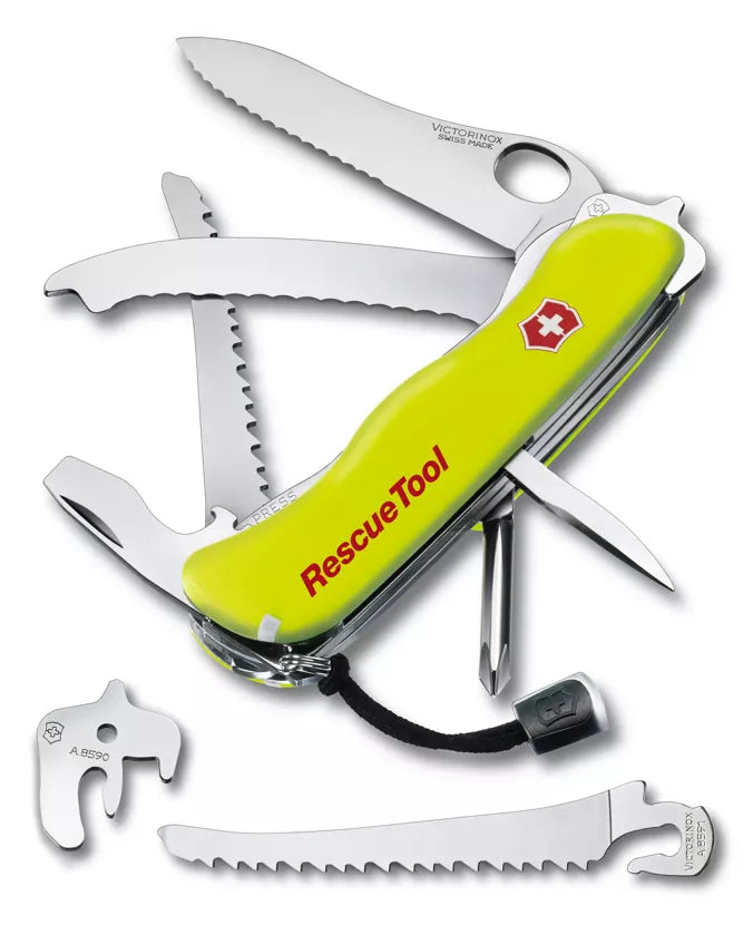 Load image into Gallery viewer, Briceag multifunctional, 14 functii, VICTORINOX RESCUE TOOL ONE-HAND 0.8623.MWN
