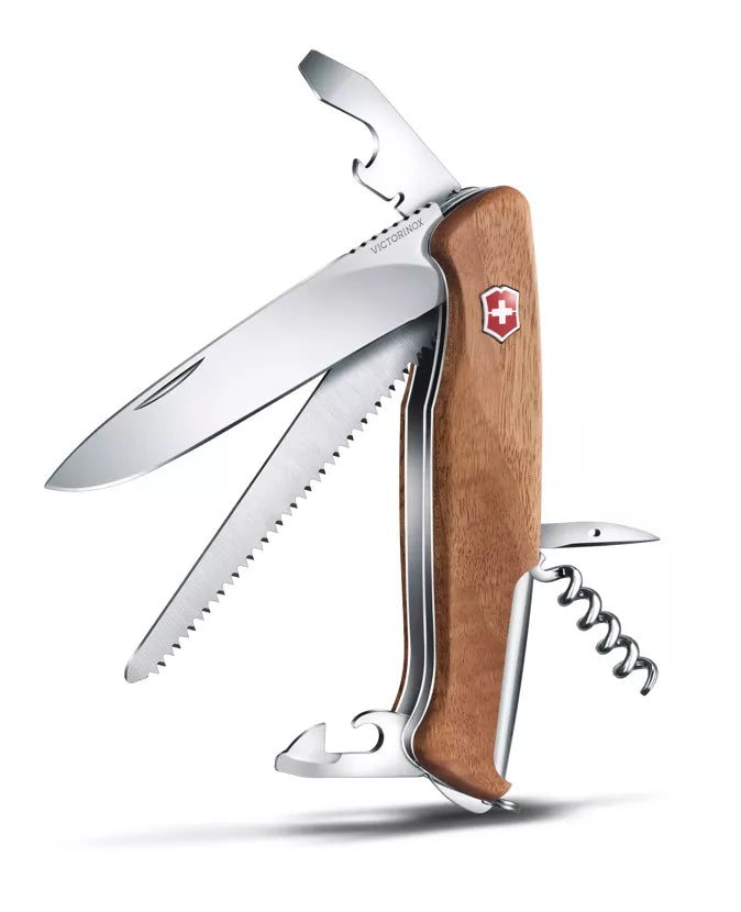 Load image into Gallery viewer, Briceag multifunctional, 10 functii, VICTORINOX RANGER 55 WOOD 0.9561.63
