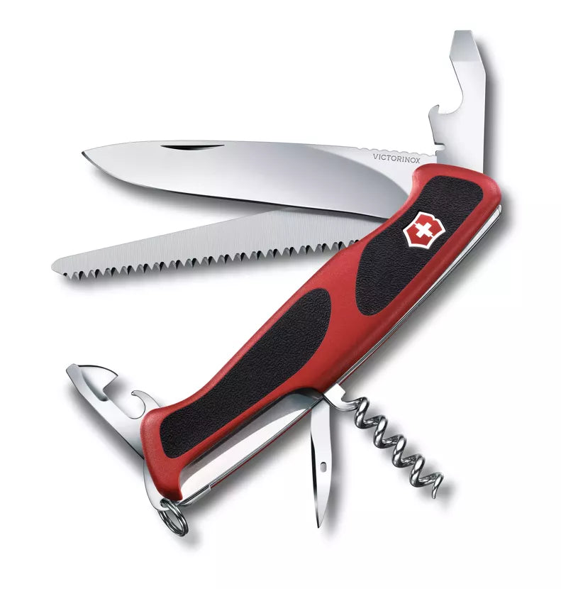 Încărcați imaginea în vizualizatorul Galerie, Briceag multifunctional, 12 functii, VICTORINOX RANGER 55 GRIP 0.9563.C
