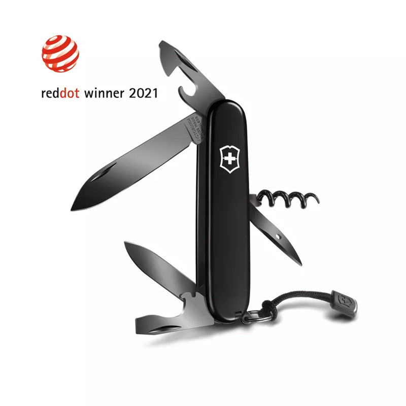 Încărcați imaginea în vizualizatorul Galerie, Cutit briceag, 12 functii, VICTORINOX SPARTAN BLACK 1.3603.31P
