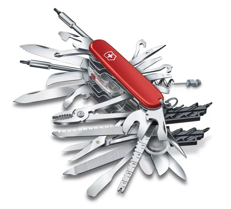 Încărcați imaginea în vizualizatorul Galerie, Cutit briceag, 73 functii, VICTORINOX SWISS CHAMP XXL 1.6795.XXL
