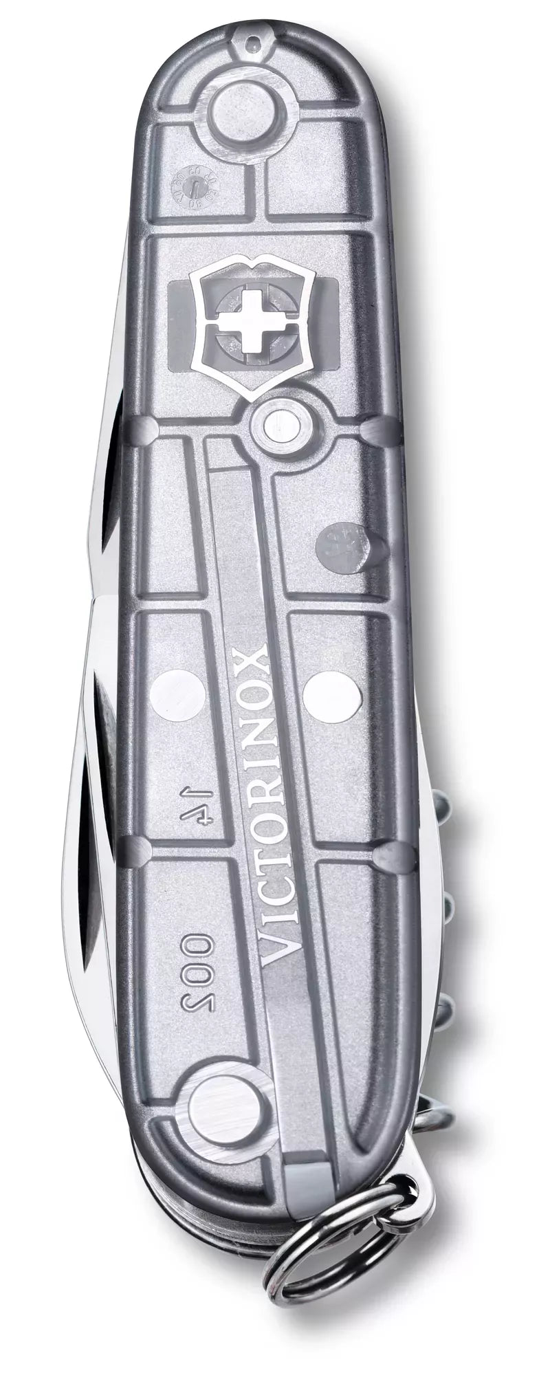 Load image into Gallery viewer, Cutit briceag, 12 functii, VICTORINOX SPARTAN TRANSPARENT SILVER 1.3603.T7
