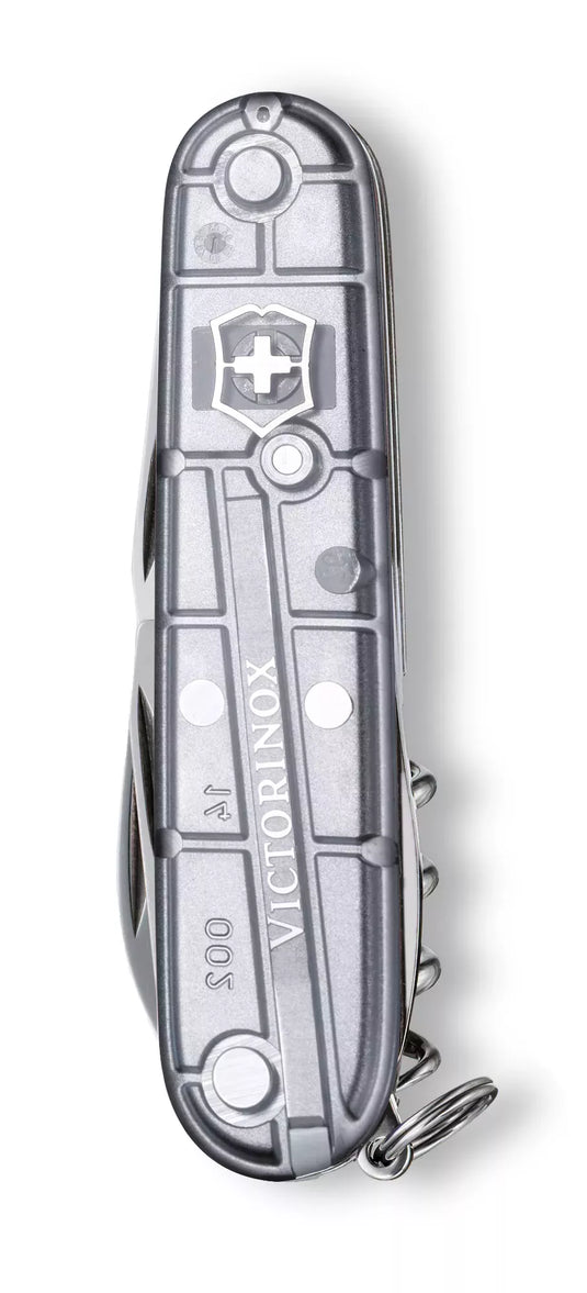 Cutit briceag, 12 functii, VICTORINOX SPARTAN TRANSPARENT SILVER 1.3603.T7