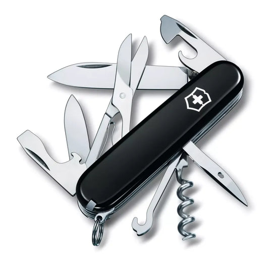 Cutit briceag, 14 functii, VICTORINOX CLIMBER BLACK 1.3703.3