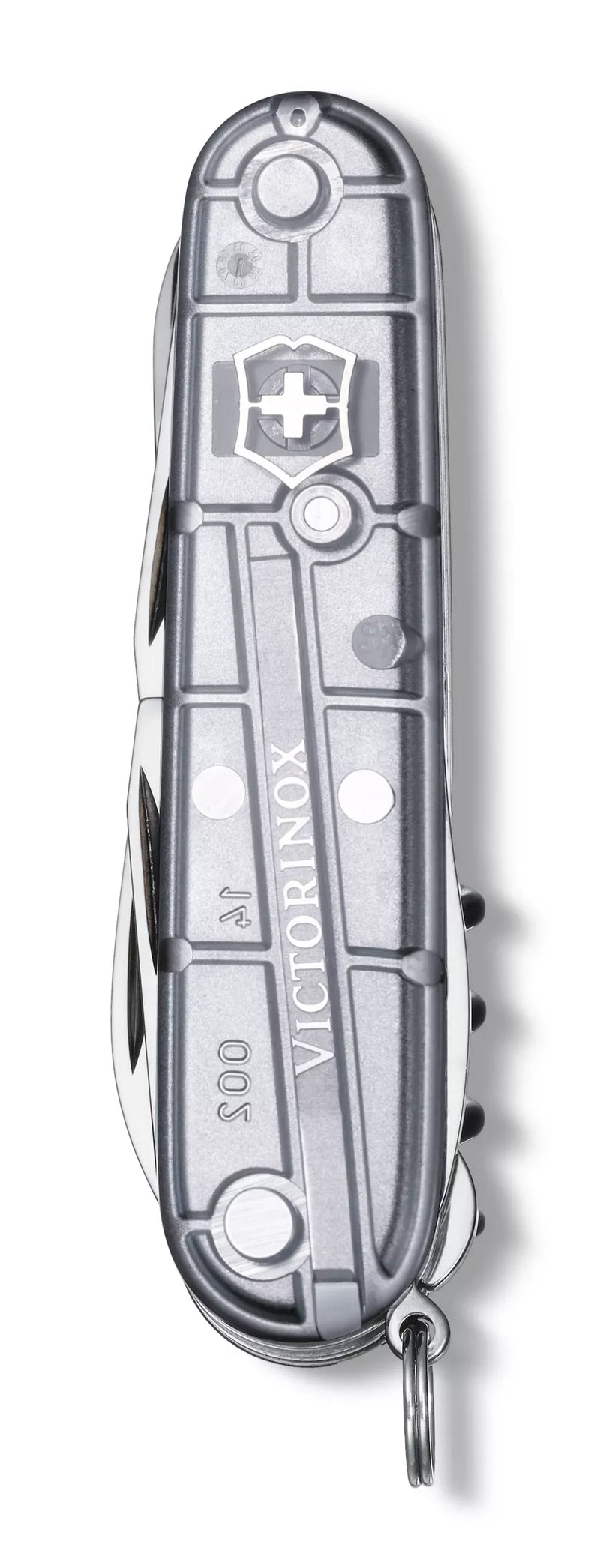 Load image into Gallery viewer, Cutit briceag, 14 functii, VICTORINOX CLIMBER TRANSPARENT WHITE 1.3703.T7
