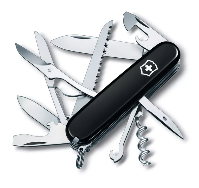 Cutit briceag, 15 functii, VICTORINOX HUNSTMAN NEGRU 1.3713.3