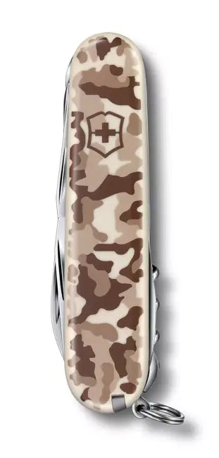 Load image into Gallery viewer, Cutit briceag, 15 functii, VICTORINOX HUNSTMAN DESERT CAMO 1.3713.941
