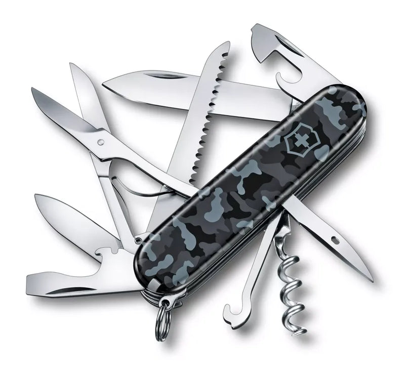 Load image into Gallery viewer, Cutit briceag, 15 functii, VICTORINOX HUNSTMAN NAVY CAMO 1.3713.942
