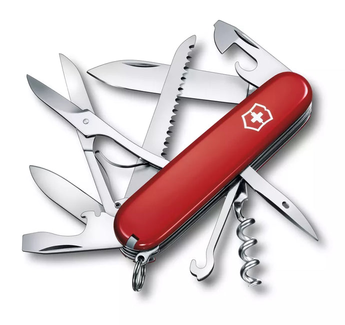 Cutit briceag, 15 functii, VICTORINOX HUNSTMAN ROȘU 1.3713